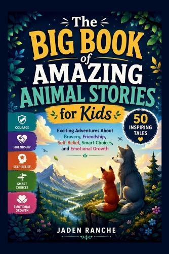 The Big Book of Amazing Animal Stories for Kids: Exciting Adventures About Bravery, Friendship, Self-Belief, Smart Choices, and Emotional Growth