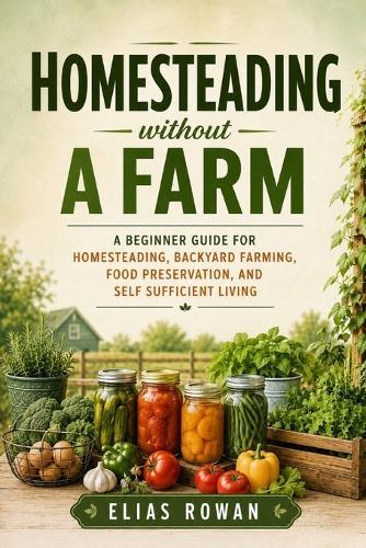 Homesteading Without a Farm: A Beginner Guide for Homesteading, Backyard Farming, Food Preservation, and Self Sufficient Living