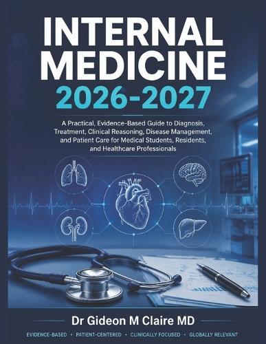 Internal Medicine 2026-2027: A Practical, Evidence-Based Guide to Diagnosis, Treatment, Clinical Reasoning, Disease Management, and Patient Care for Medical Students, Residents, and Healthcare Professionals