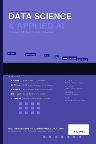 Data Science & Applied AI: The Complete 14-Week Self-Paced Program: From Python Foundations to Building LLM-Powered Applications