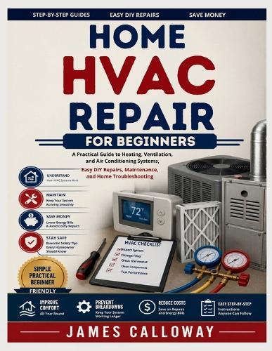 Home HVAC Repair for Beginners: A Practical Guide to Heating, Ventilation, and Air Conditioning Systems, Easy DIY Repairs, Maintenance, and Home Troubleshooting