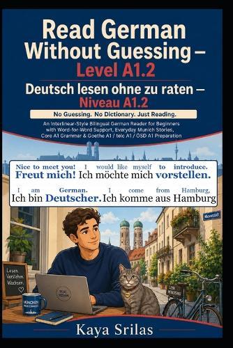 Read German Without Guessing - Level A1.2 / Deutsch lesen ohne zu raten - Niveau A1.2: No Guessing. No Dictionary. Just Reading. German Graded Reader for Beginners. Goethe A1 / telc A1 / ÖSD A1 Prep