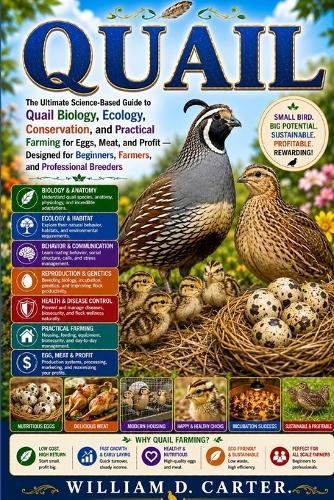 Quail: The Ultimate Science-Based Guide to Quail Biology, Ecology, Conservation, and Practical Farming for Eggs, Meat, and Profit - Designed for Beginners, Farmers, and Professional Breeders