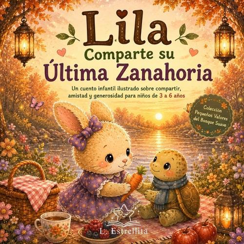 Lila la Conejita Comparte su Última Zanahoria: Un tierno cuento ilustrado sobre compartir, amistad y generosidad para niños de 3 a 6 años