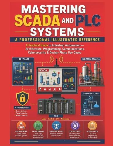 Mastering SCADA and PLC Systems - A PROFESSIONAL ILLUSTRATED REFERENCE: A Practical Guide to Industrial Automation - Architecture, Programming, Communications, Cybersecurity & Design-Phase Use Cases