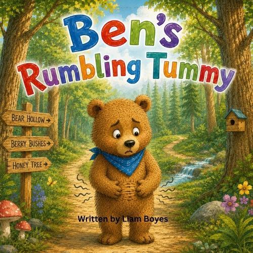 Bens Rumbling Tummy: A sweet children's book about a bears search to fill his rumbling tummy and sharing with his friends.