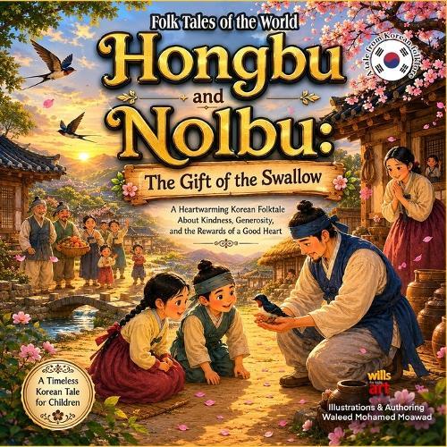 Hongbu and Nolbu: The Gift of the Swallow: A Korean Folktale About Kindness, Generosity, and the Rewards of a Good Heart