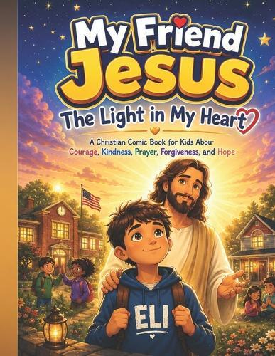 My Friend Jesus The Light in My Heart: A Christian Comic Book for Kids Abou Courage, Kindness, Prayer, Forgiveness, and Hope