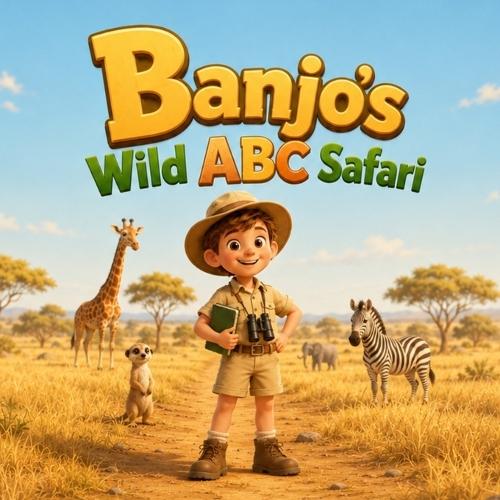 Banjo's Wild ABC Safari: A Fun Animal Alphabet Adventure for Kids
