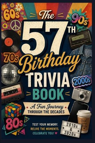 The 57th Birthday Trivia Book: A Fun Journey Through the Decades