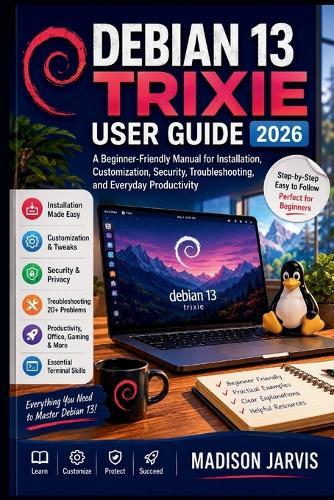 Debian 13 Trixie User Guide 2026: A Beginner-Friendly Manual for Installation, Customization, Security, Troubleshooting, and Everyday Productivity