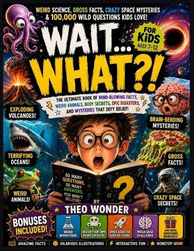 Wait... WHAT?!: Weird Science, Gross Facts, Crazy Space Mysteries & 100,000 Wild Questions Kids Love(Ages 7-12)