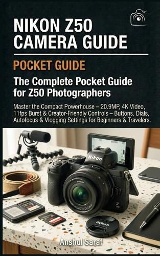 Nikon Z50 Camera Guide: The Complete Pocket Guide for Z50 Photographers: Master the Compact Powerhouse - 20.9MP, 4K Video, 11fps Burst & Creator-Friendly Controls - Buttons, Dials, Autofocus & Vlogging Settings for Beginners & Travelers
