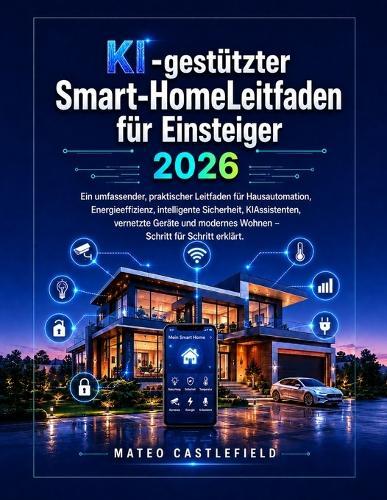 KI-gestützter Smart-HomeLeitfaden für Einsteiger 2026: Ein umfassender, praktischer Leitfaden für Hausautomation, Energieeffizienz, intelligente Sicherheit, KIAssistenten, vernetzte Geräte und modernes Wohnen - Schritt für Schritt erklärt.