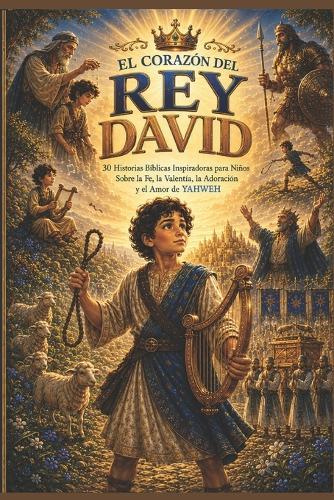 El Corazón del Rey David: 30 Historias Bíblicas Ilustradas Para Enseñar Fe, Valentía, Oración, Amor a Dios y Jesucristo