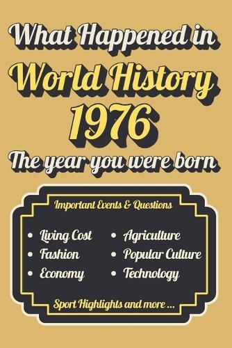 What Happened in World History 1976 The Year You Were Born: Back in 1976, Major Events, Culture, Technology, Economy, Sports & Cost of Living, Famous Leaders, 70's Slangs