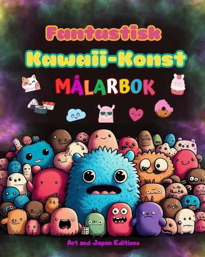 Fantastisk kawaii-konst - Målarbok - Söta och roliga kawaii-motiv för alla åldrar: Koppla av och ha kul med denna fantastiska kawaii färgläggningssamling
