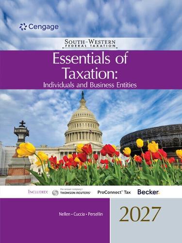 South-Western Federal Taxation 2027: Essentials of Taxation: Individuals and Business Entities
