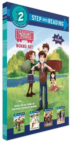Boxcar Children Step into Reading Boxed Set #1: Meet the Boxcar Children; Surprise Island Adventure; Secret of the Yellow House;and Mystery at the Old Ranch