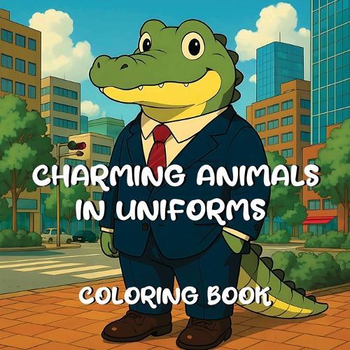 Charming Animals In Uniforms: Coloring Book