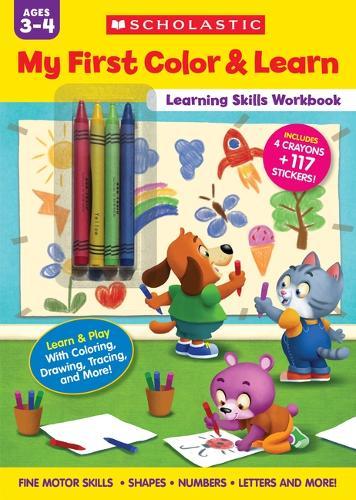My First Color & Learn Learning Skills Workbook