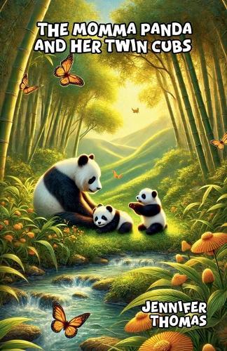 The Momma Panda and Her Twin Cubs
