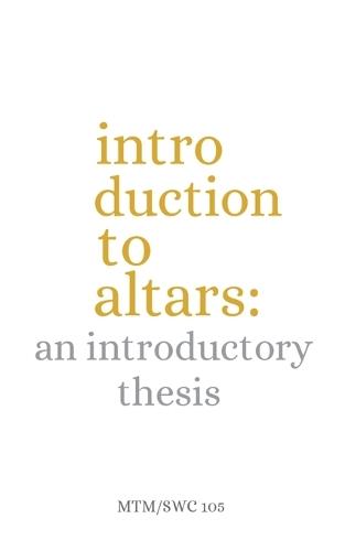 Altars: An Introductory Study