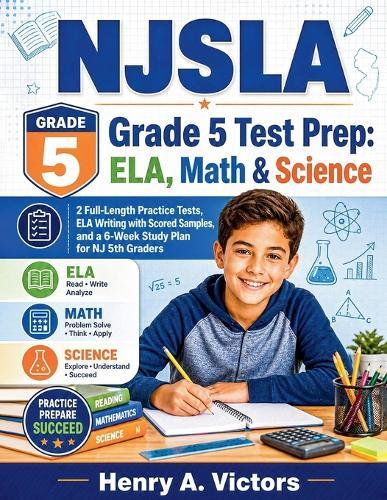 NJSLA Grade 5 Test Prep: ELA, Math & Science