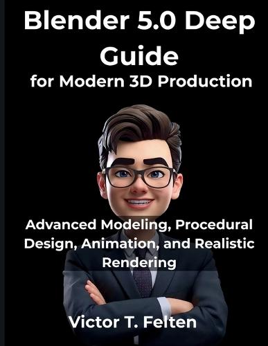 Blender 5.0 Deep Guide for Modern 3D Production: Advanced Modeling, Procedural Design, Animation, and Realistic Rendering