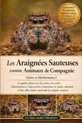 Les Araignées Sauteuses comme Animaux de Compagnie (Soins et Maintenance): Le guide ultime sur les soins, les coûts, l'alimentation, l'interaction, l'entretien, la santé, l'entraînement et bien plus encore concernant les araignées sauteuses