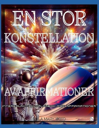 En Stor Konstellation av Affirmationer Intergalaktisk målarbok med affirmationer: affirmationer dagligen