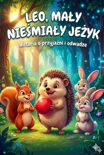 Leo, Maly Nieśmialy Jeżyk: Bajka o Odwadze, Przyjaźni i Emocjach: Ilustrowana Opowieśc na Dobranoc dla Dzieci (3-6 lat), która Pomaga Przelamac Lęk i Znaleźc Przyjaciól w Lesie Światla