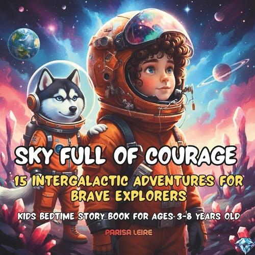 Sky Full of Courage: 15 Intergalactic Adventures for Brave Explorers (Kids Bedtime Story Book for Ages 3-8 years old)