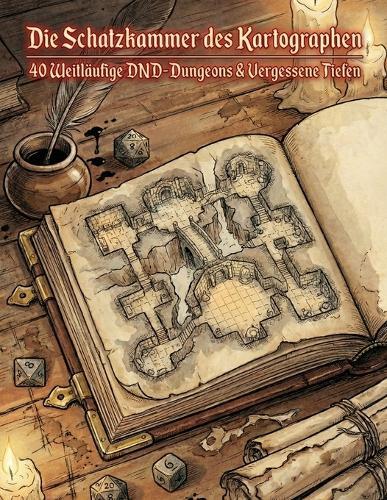 Die Schatzkammer des Kartographen 40 Weitläufige DND-Dungeons & Vergessene Tiefen