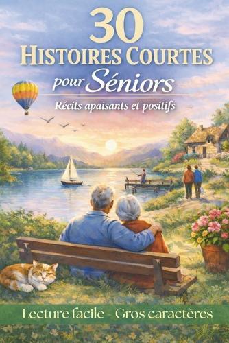 30 histoires courtes pour séniors: Récits doux et positifs en gros caractères. Lecture facile. Paragraphes courts. Idéal pour les malvoyants, la mémoire, DMLA, démence, Alzheimer.