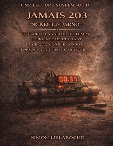 Une lecture suspendue de Jamais 203 de Kentin Jarno: Explorer la valeur du temps, l'urgence de l'instant et ce que signifie compter lorsque tout peut s'arrêter