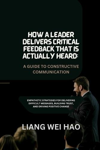 How a Leader Delivers Critical Feedback That Is Actually Heard: A Guide to Constructive Communication: Empathetic Strategies for Delivering Difficult Messages, Building Trust, and Driving Positive Change