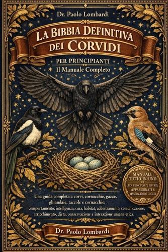 La Bibbia Definitiva dei Corvidi per Principianti - Il Manuale Completo: Una guida completa a corvi, cornacchie, gazze, ghiandaie, taccole e cornacchie: comportamento.....arricchimento, dieta, conservazione e interazione umana etica