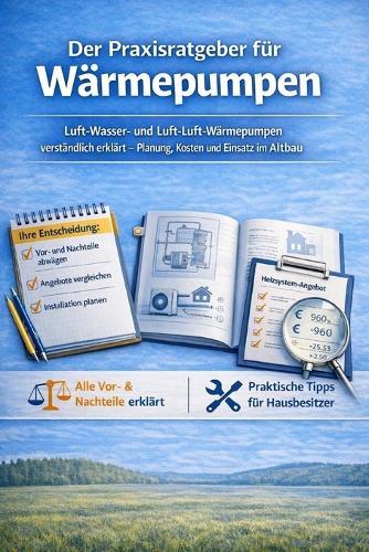 Die Wärmepumpe verstehen - richtig auswählen, sicher entscheiden: Der Praxisratgeber für Luft-Wasser- und Luft-Luft-Wärmepumpen Für Hausbesitzer und Sanierer