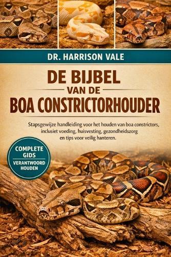 de Bijbel Van de Boa Constrictorhouder: Stapsgewijze handleiding voor het houden van boa constrictors, inclusief voeding, huisvesting, gezondheidszorg en tips voor veilig hanteren.