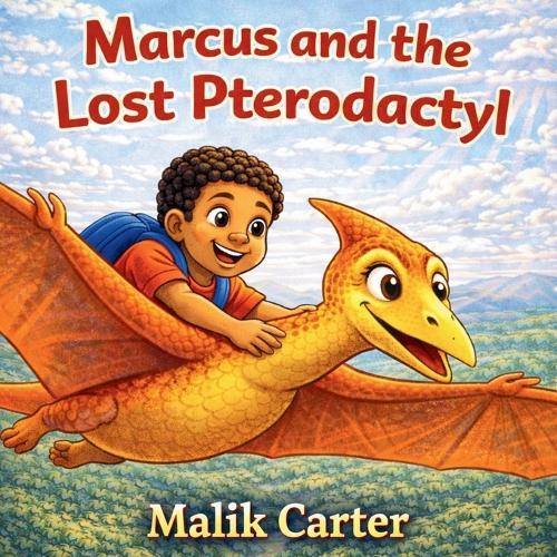 Marcus and the Lost Pterodactyl: African American Children Books 3-5 - Dinosaur Black Boy Book - Black Children Books - Black Toddler Books 3-5