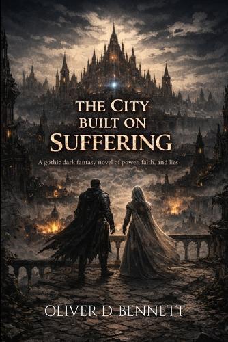 ""THE CITY BUILT ON SUFFERING."" A dark gothic fantasy novel of power, the reign of corrupt faith and the lies that sustain the world.