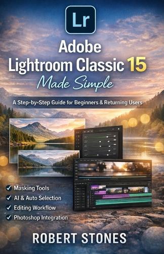 Adobe Lightroom Classic 15 Made Simple: A Step-by-Step Guide for Beginners and Returning Users to Work With Masking Tools, AI Selection Features, Editing Workflow Changes, and Adobe Photoshop Integration