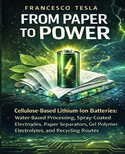 From Paper to Power: Cellulose-Based Lithium-Ion Batteries with Water-Based Processing, Spray-Coated Electrodes, Paper Separators, Gel Polymer Electrolytes and Recycling Routes