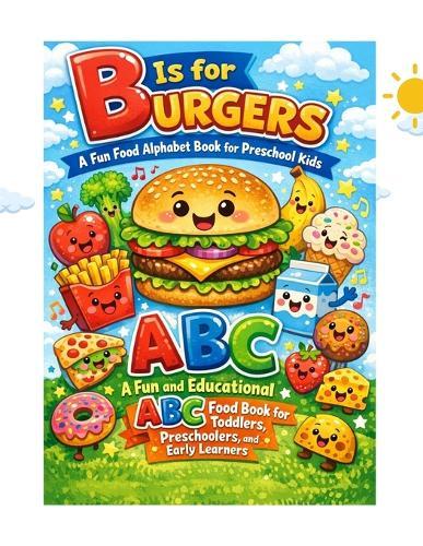 B Is for Burgers: A Fun Food Alphabet Book for Preschool Kids: A Fun and Educational ABC Food Book for Toddlers, Preschoolers, and Early Learners
