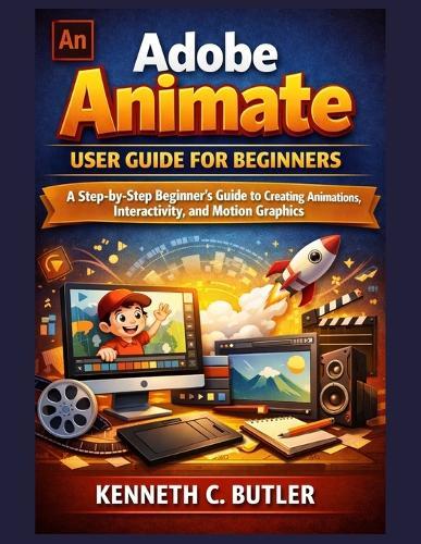 Adobe Animate User Guide for Beginners: A Step-by-Step Beginner's Guide to Creating Animations, Interactivity, and Motion Graphics
