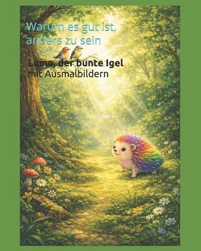 Lumo, der bunte Igel: Eine liebevolle Kurzgeschichte mit Mal- und Mitmachseiten