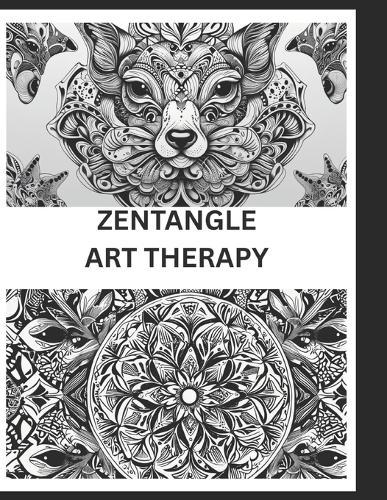 Zentangle the art therapy 80 pages