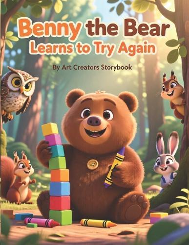 Benny the Bear Learns to Try Again: A Gentle Picture Book About Mistakes, Perseverance, and Growth Mindset for Kids Ages 4-8