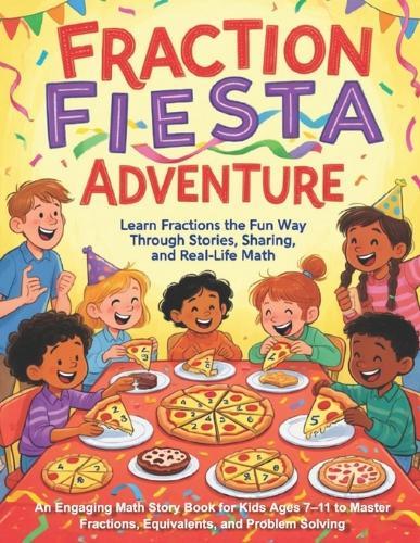 Fraction Fiesta Adventure Learn Fractions the Fun Way Through Stories, Sharing, and Real-Life Math: An Engaging Math Story Book for Kids Ages 7-11 to Master Fractions, Equivalents, and Problem Solving